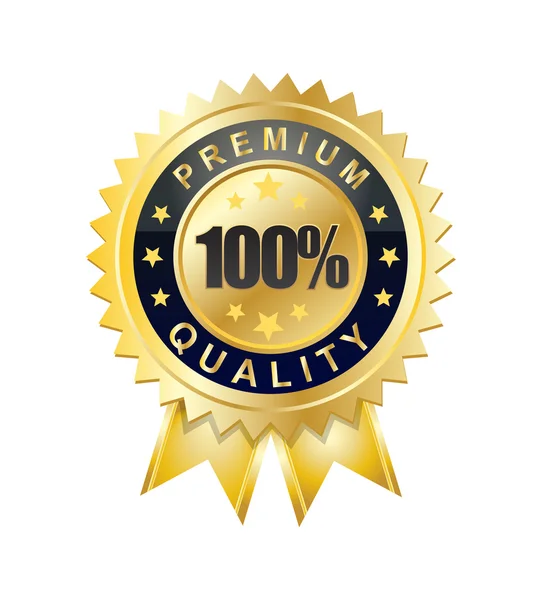 100 Prozent Premium-Qualität — Stockvektor