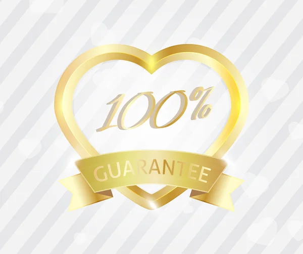 100 szerviz garancia — Stock Vector