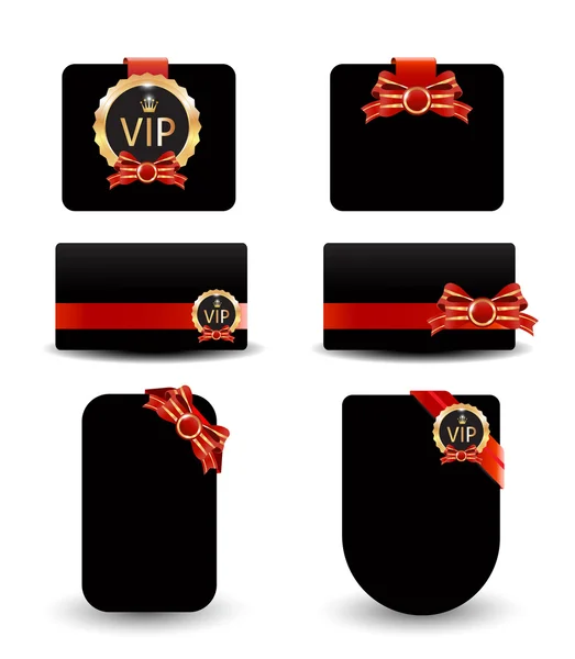 Carte VIP noire — Image vectorielle