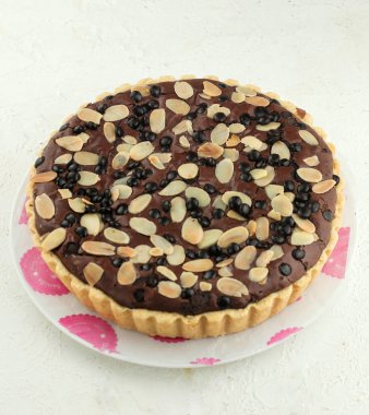 Tatlı Turtalı Brownie 'ler çay ve kahve saatleri için uygun çeşitli malzemelerle..