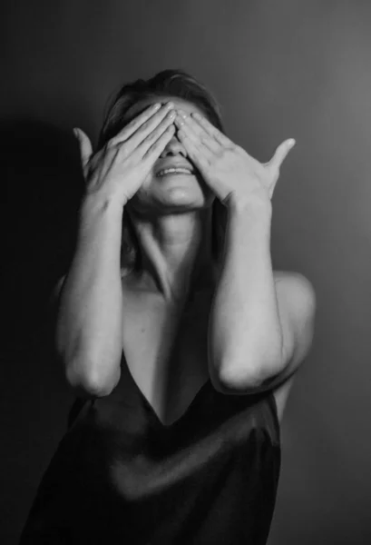 Seksi Kız Manken Portresi Kadın Vücut Sağlığı Güzelliği Içinde — Stok fotoğraf