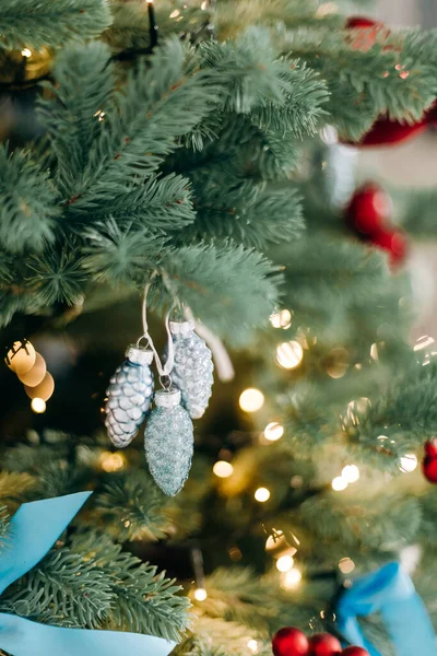 Decoração Feriado Ano Novo Ornamentos Para Árvore Natal Symbo — Fotografia de Stock