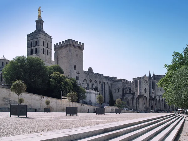 Pápák Palace, Avignon, Franciaország — Stock Fotó