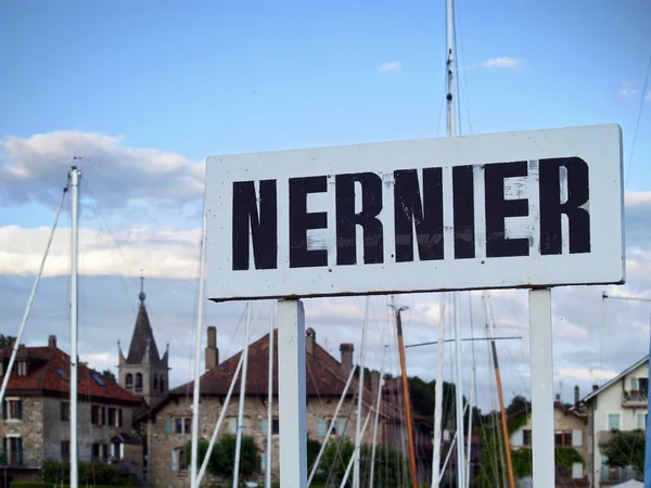 Nernier, frankreich, genfersee — Stockfoto