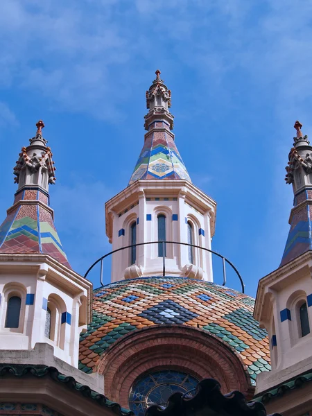 Bir lloret de Mar Kilisesi — Stok fotoğraf