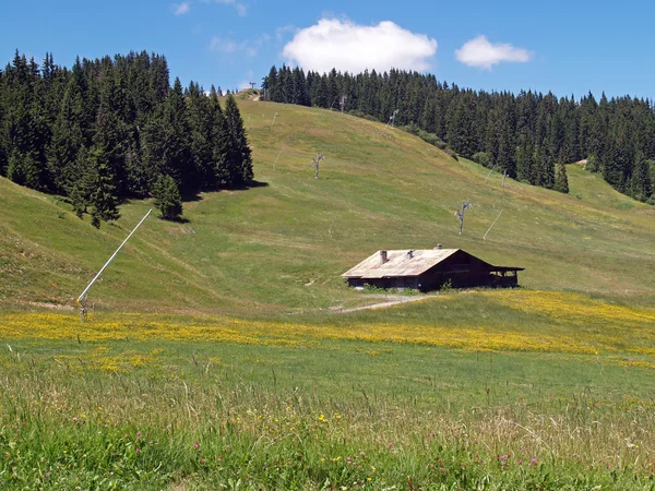 Mark av mont blanc, franska Alperna — Stockfoto