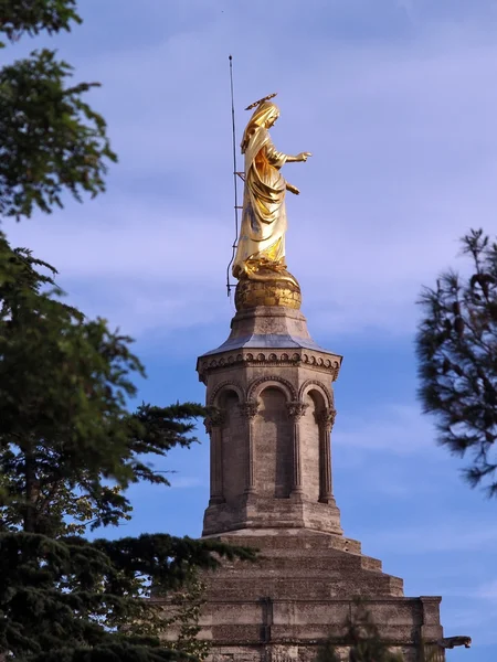 Maryi Panny statua avignon, Francja — Zdjęcie stockowe