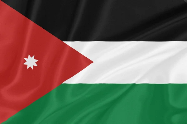 Bandera de Jordan — Foto de Stock