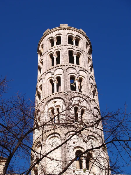 Fenestrelle toren, saint-theodorit kathedraal in uzes — Stockfoto