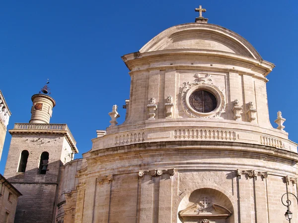 St.Etienne cathedral in Uzes — Stock Photo, Image