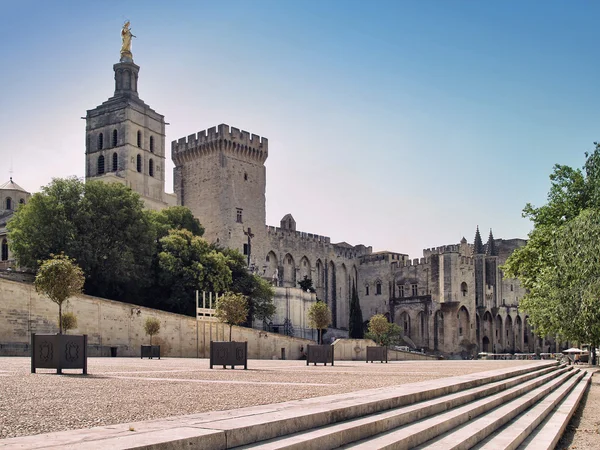 Papalar Sarayı, avignon, Fransa — Stok fotoğraf