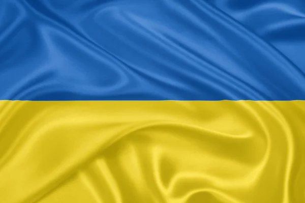 Die Flagge der Ukraine — Stockfoto