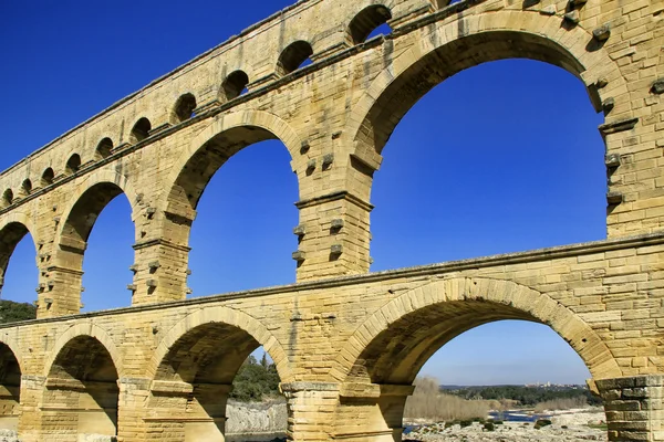 Pont du Gard, Franciaország Stock Kép
