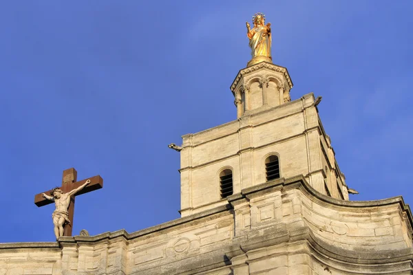 Papalar Sarayı Avignon, Fransa — Stok fotoğraf