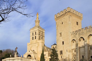 The Popes' Palace in Avignon, France clipart