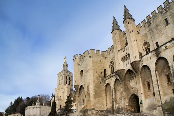 Papalar Sarayı Avignon, Fransa — Stok fotoğraf