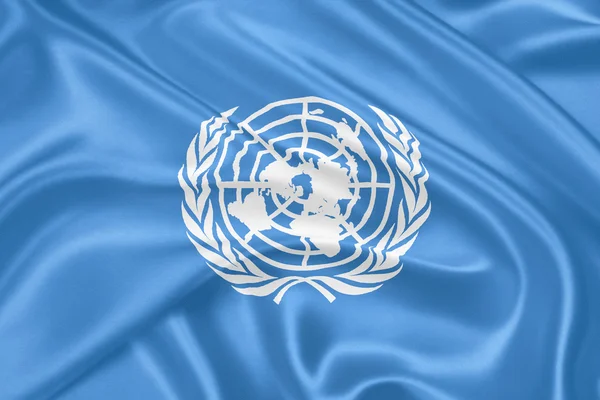 Bandiera delle Nazioni Unite Foto Stock Royalty Free