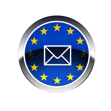 AB bayrağı düğmesini