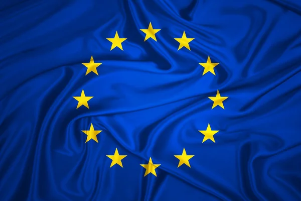 Flagge von Europa Stockbild