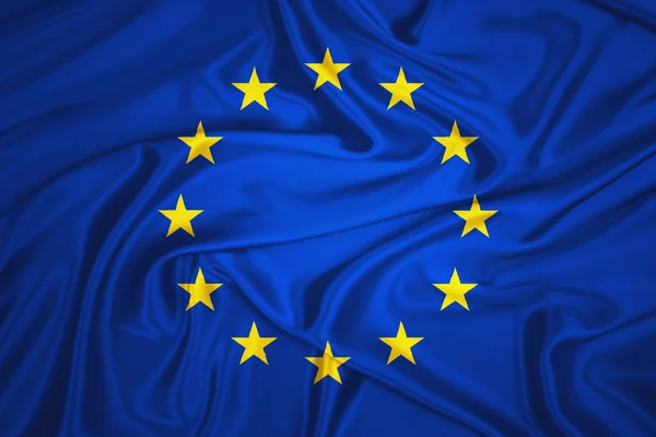 Flagge von Europa — Stockfoto