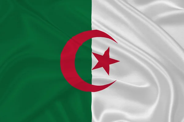 Flagga Algeriet — Stockfoto