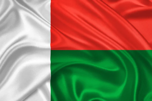 Flag of Madagascar — Stock Photo, Image