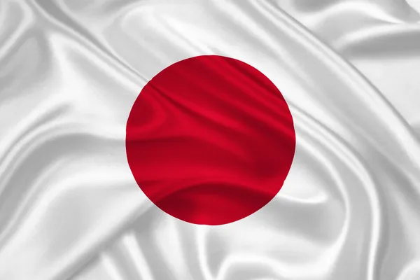 Bandiera del Giappone Immagini Stock Royalty Free