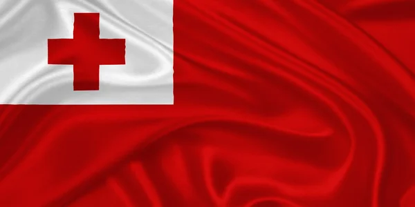 Vlag van tonga — Stockfoto