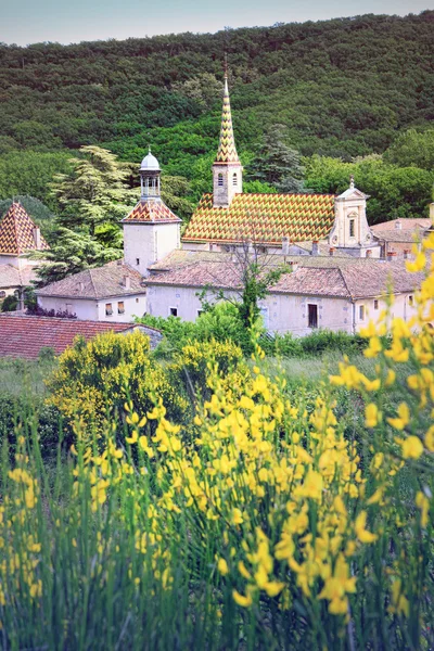 Monastery of Valbonne in Gard Provencal, France — Stock Photo, Image