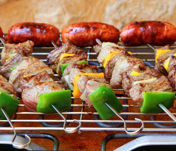 Barbecue on terrace — Stock Photo, Image