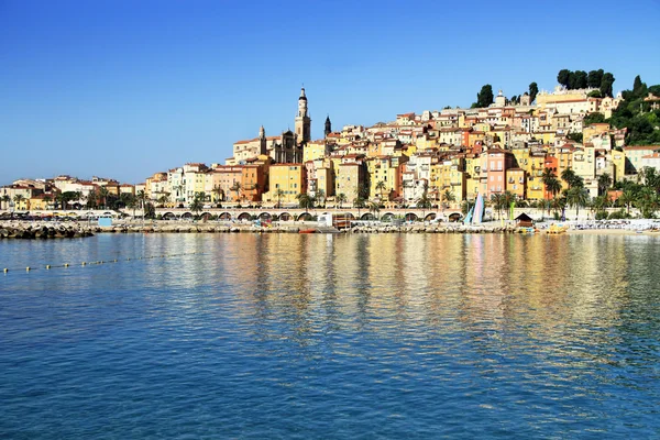 Provence-Dorf Menton an der französischen Riviera lizenzfreie Stockfotos