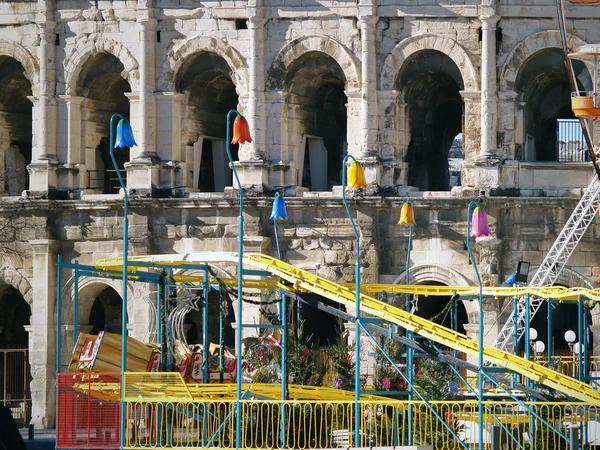 Coliseu Romano - Nimes, França — Fotografia de Stock