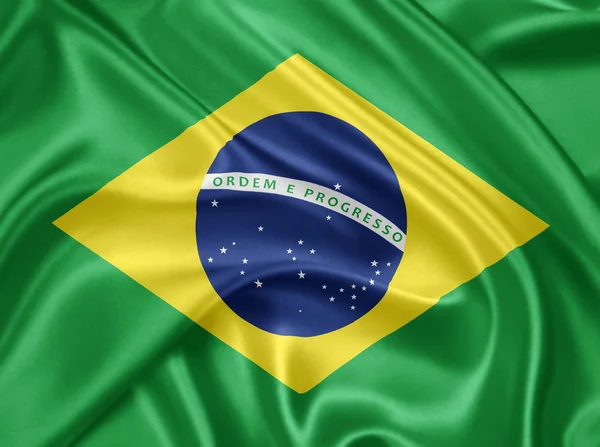Flagge Brasiliens lizenzfreie Stockbilder