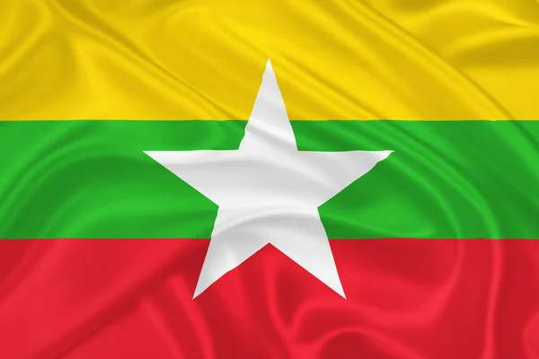 Flag of Myanmar — Stock Photo, Image