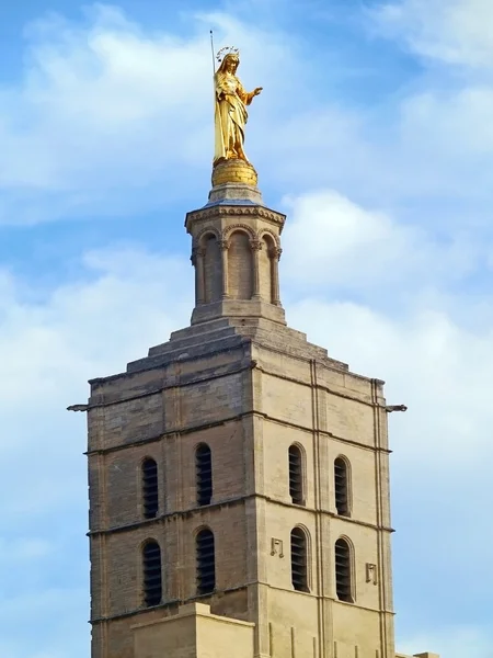 法国圣母玛利亚的雕像阿维尼翁 — 图库照片