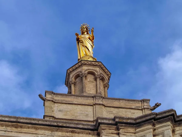 Jungfru Maria-staty i avignon, påvar palace, Frankrike — Stockfoto