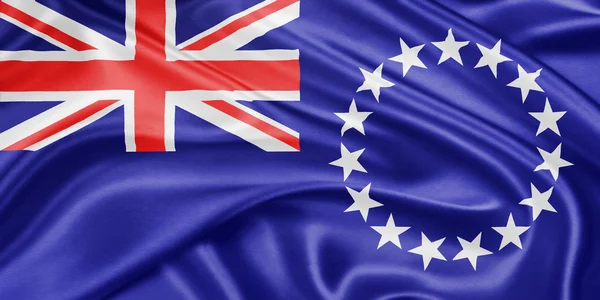Flag of the Cook Islands — Stock Photo, Image