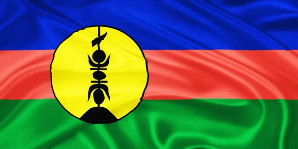 Vlag van Nieuw-Caledonië — Stockfoto
