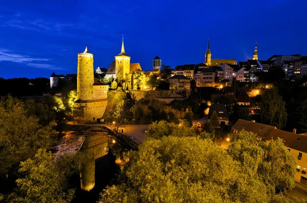 Bautzen at night — Stock Photo, Image