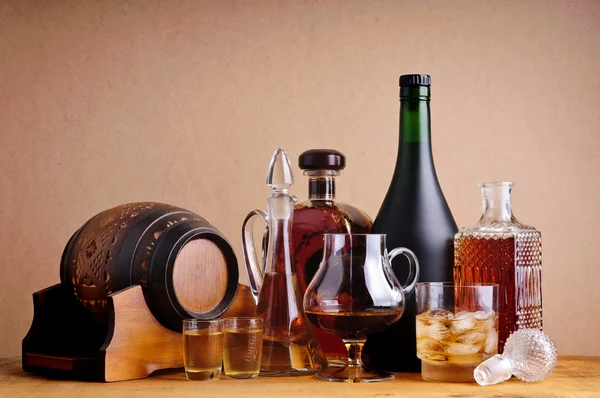 Alcoholhoudende dranken — Stockfoto