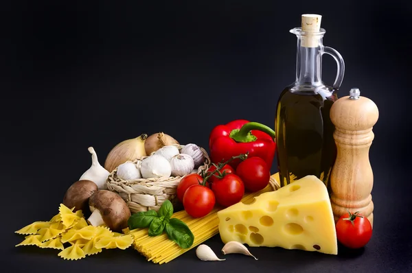 Pasta ingreditens — Stockfoto