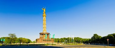 panorama victory column in berlin clipart