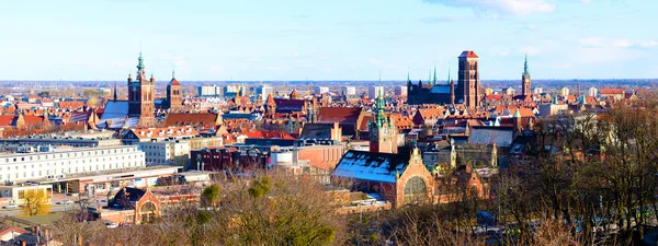 Gdaňsk panorama — Stock fotografie