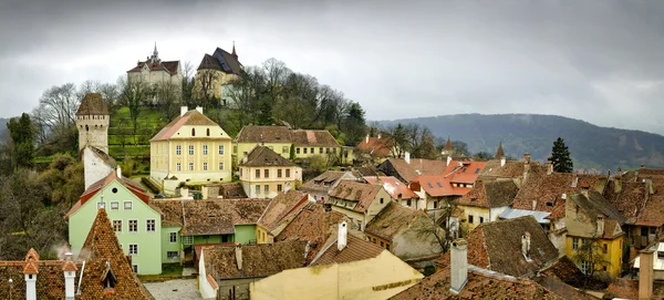 Sighisoara, średniowieczne miasto w Transylwanii — Zdjęcie stockowe