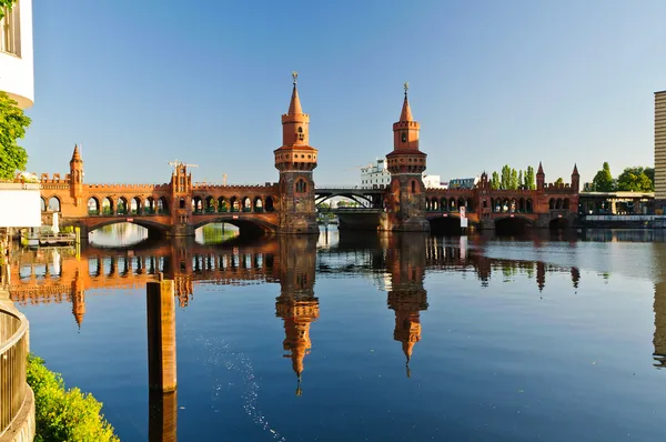 Oberbaum most Berlín — Stock fotografie