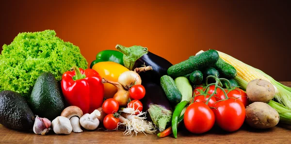 Verduras orgánicas frescas — Foto de Stock