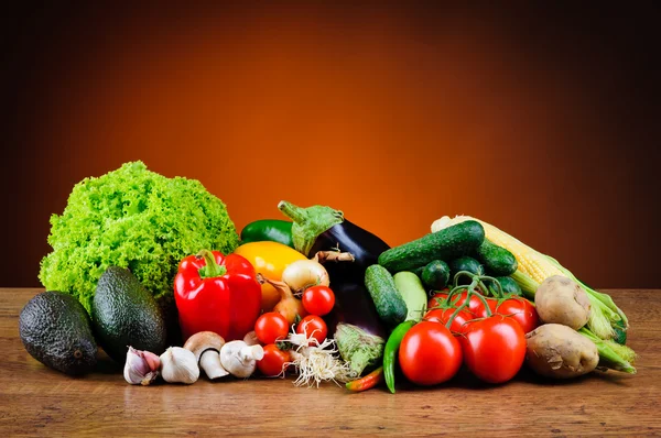 Varias verduras frescas — Foto de Stock