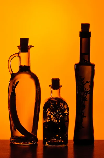 Infundiertes Olivenöl — Stockfoto