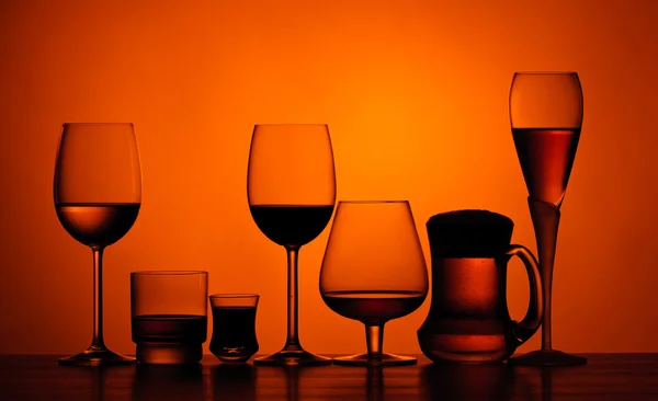 Alkoholtartalmú italok Stock Kép