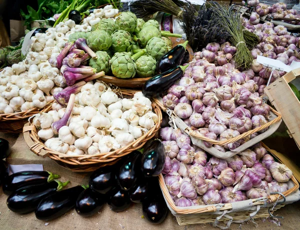 Warzywa do kuchni śródziemnomorskiej — Zdjęcie stockowe